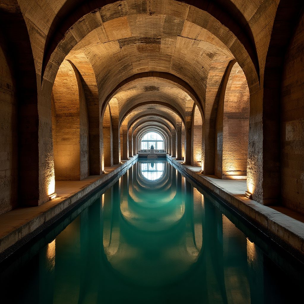 Hidden underground reservoir in Sydney CBD