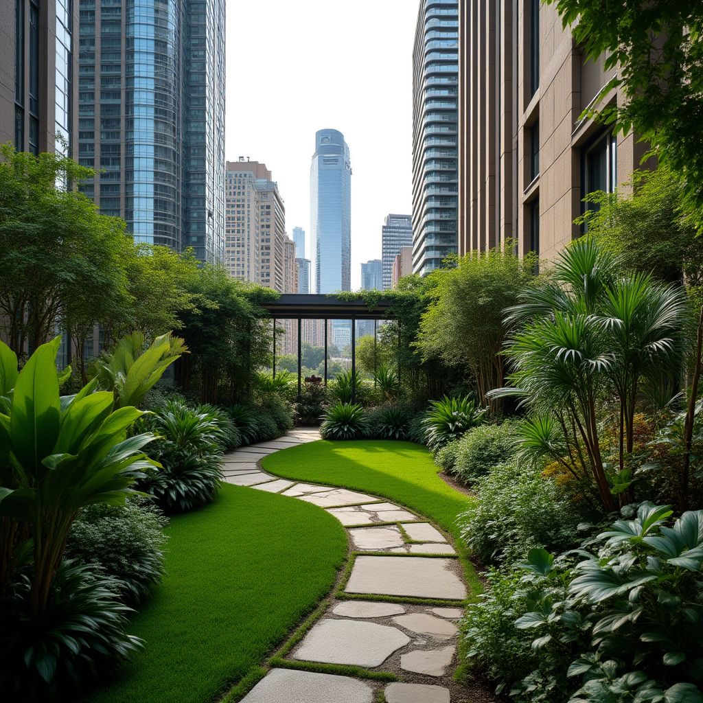 Hidden rooftop garden on Sydney skyscraper
