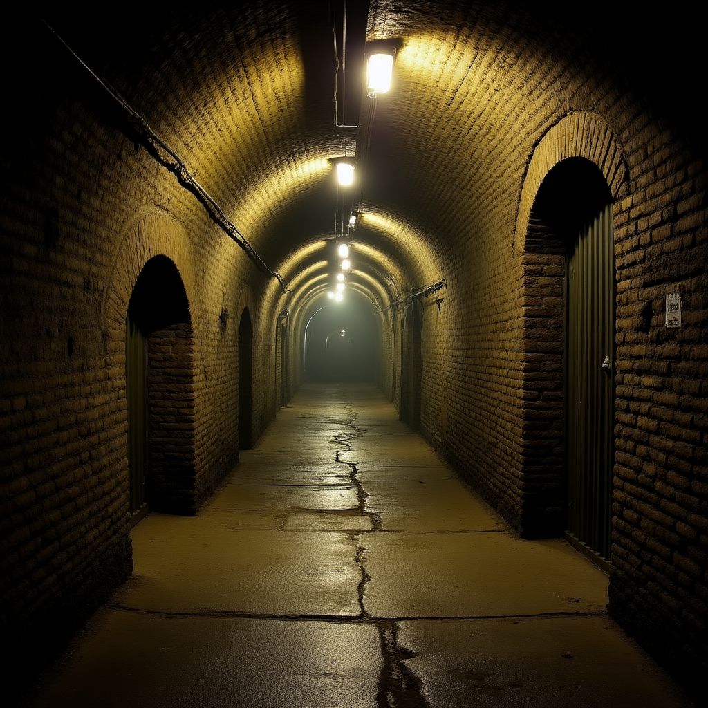 Secret tunnel network beneath Sydney railway station