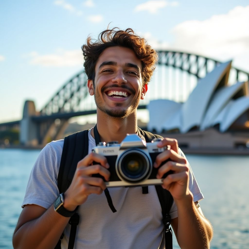 Marcus Fernandez, international tourist from Brazil